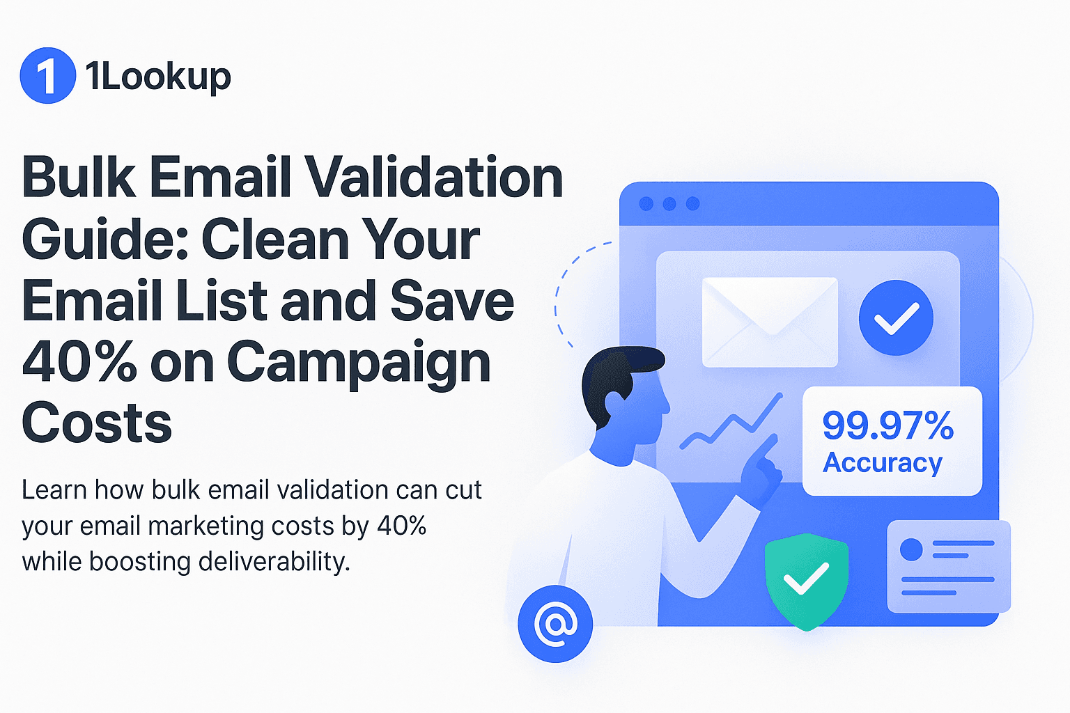Featured image for Bulk Email Validation Guide: Clean Your Email List and Save 40% on Campaign Costs