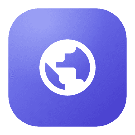 1Lookup domain intelligence icon — a globe