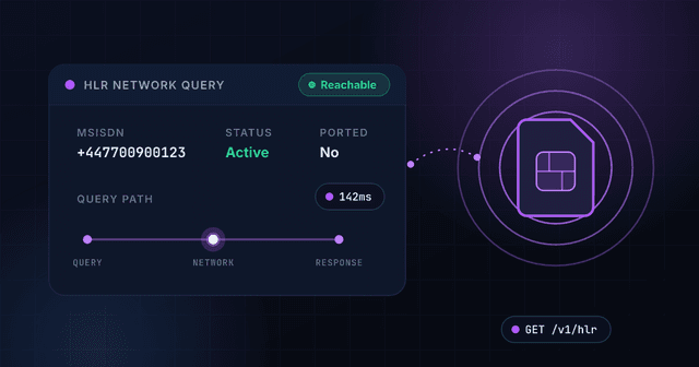 HLR Lookup API: Live Subscriber Status at Scale | 1Lookup