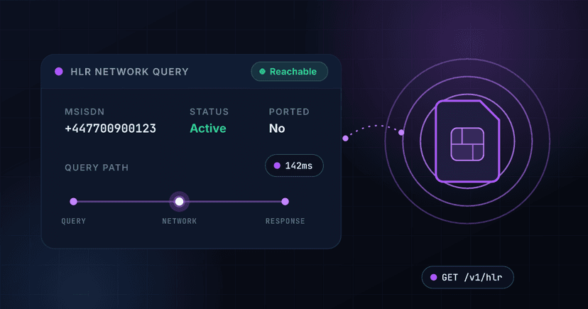 HLR Lookup API: Live Subscriber Status at Scale | 1Lookup