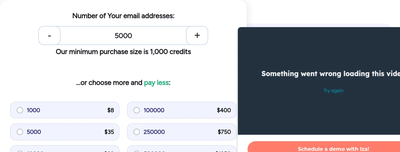 Bouncer pricing page