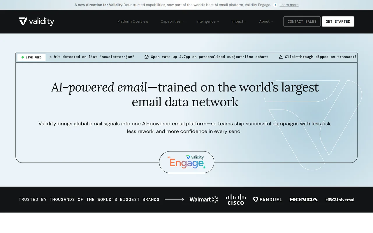 BriteVerify homepage