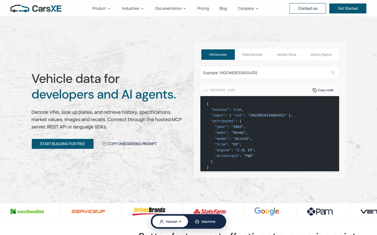 CarsXE homepage