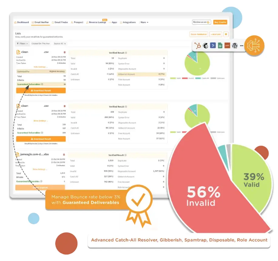 Clearout product interface