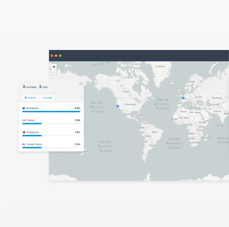 IPinfo product interface