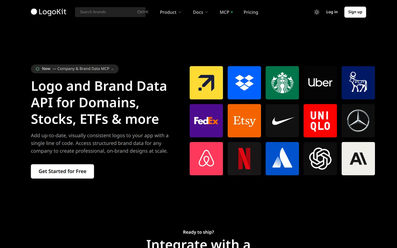 LogoKit homepage