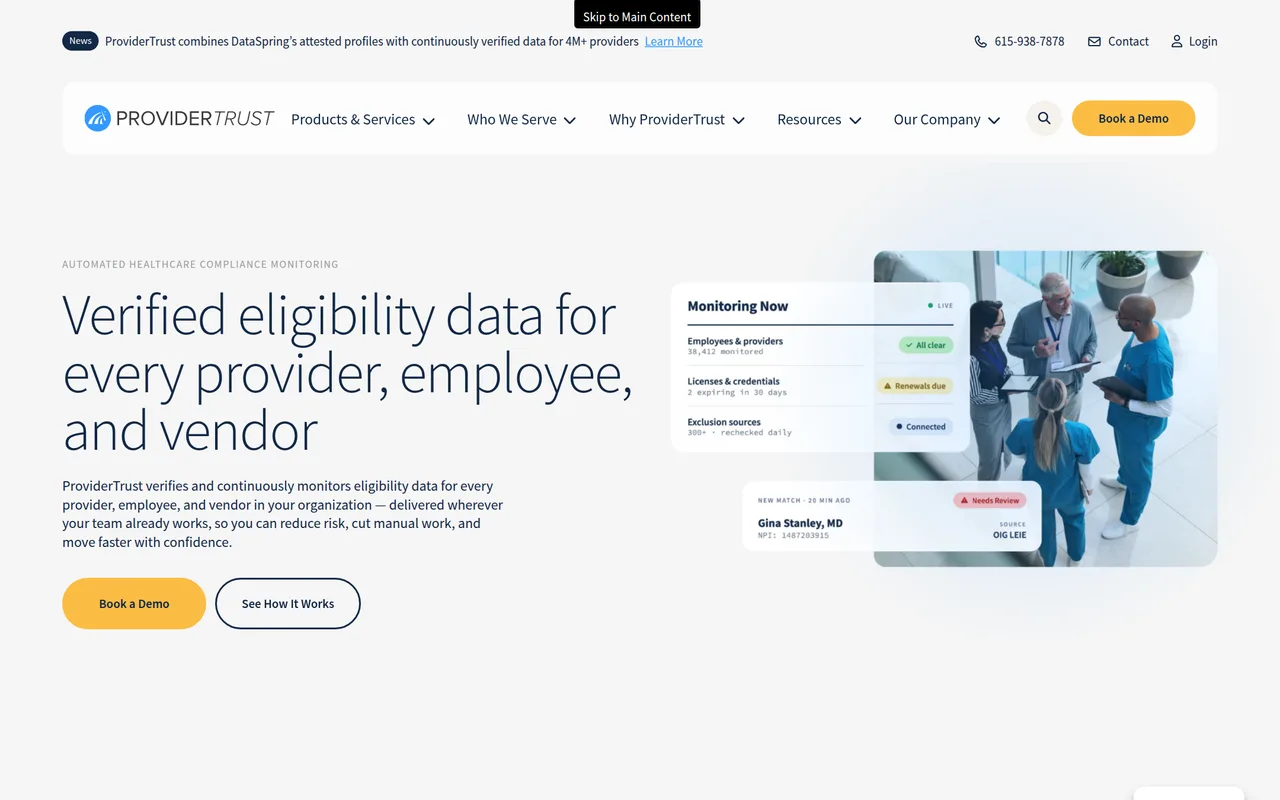 ProviderTrust homepage
