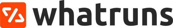 WhatRuns logo